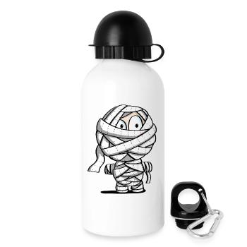 Ce jeux de papier de toilette toujours - Momie - Anniversaire - Gourde avec bouchon 500 ml - blanc - Droite