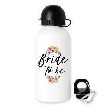 Bridal Wedding Engagement - Drinks Bottle with Lid 500 ml - white - Right