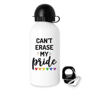 Can't Erase My Pride - Drinks Bottle with Lid 500 ml - white - Right