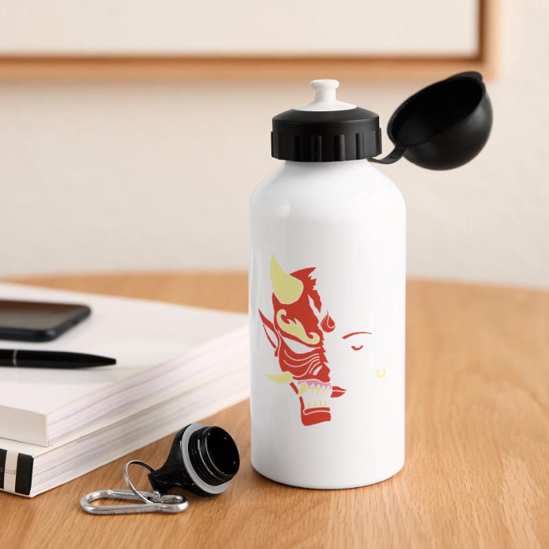 Mensch oder Dämon? Trinkflasche mit Deckel 500 ml