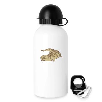 Scinque fascinant et unique - Gourde avec bouchon 500 ml - blanc - Droite