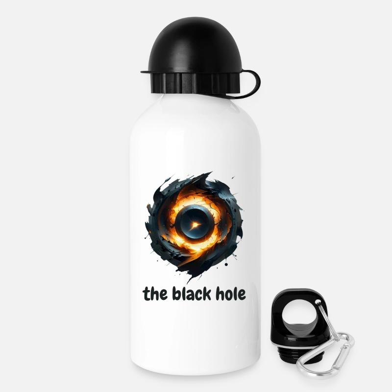 The Black Hole - Gourde avec bouchon 500 ml - blanc