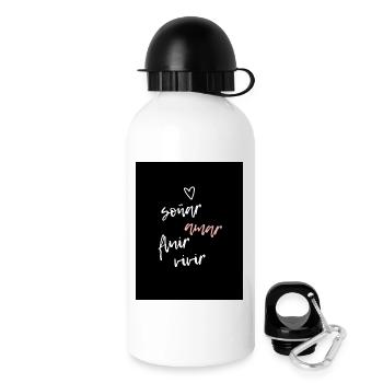 Inspiring Design of Love and Dreams - Drinks Bottle with Lid 500 ml - white - Right