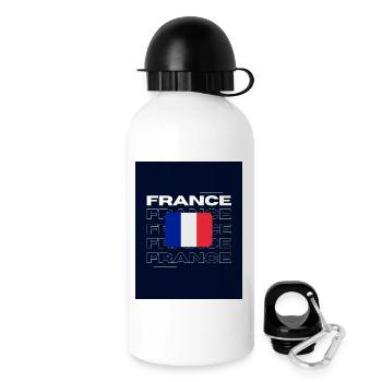 FRANCE - Gourde avec bouchon 500 ml - blanc - Droite