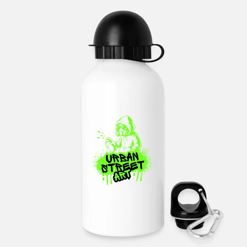 Spray d’art urbain néon - Gourde avec bouchon 500 ml - blanc