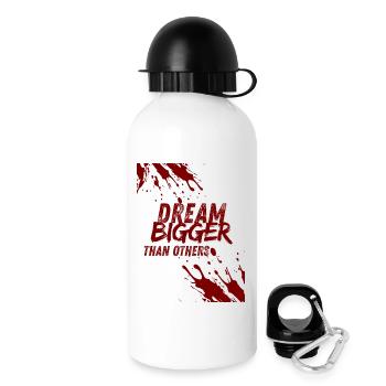 dream bigger than others - Gourde avec bouchon 500 ml - blanc - Droite