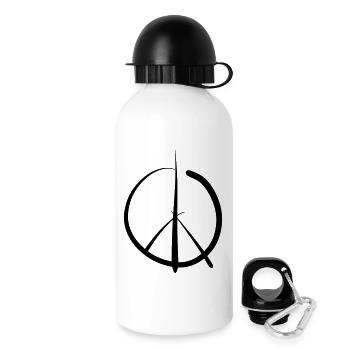 Peace - Drinks Bottle with Lid 500 ml - white - Right