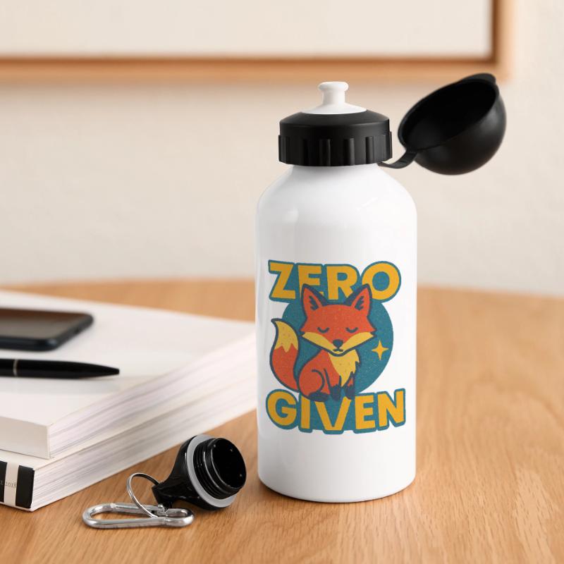 Zero Fox Given Logo Gourde avec bouchon 500 ml