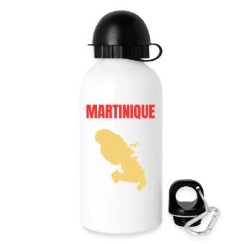 Martinique – West Indies T-shirt - Drinks Bottle with Lid 500 ml - white - Right