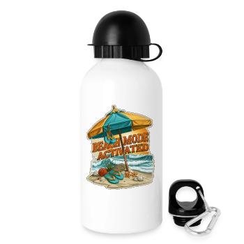 Beach Mode Activated Summer Vacation Umbrella - Drinks Bottle with Lid 500 ml - white - Right
