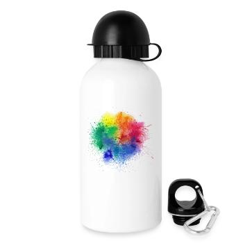 Pop of Colour Design - Drinks Bottle with Lid 500 ml - white - Right
