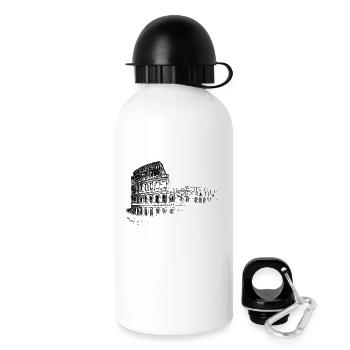 Colisée Amphithéâtre Rome Rome Italie Italy - Gourde avec bouchon 500 ml - blanc - Droite