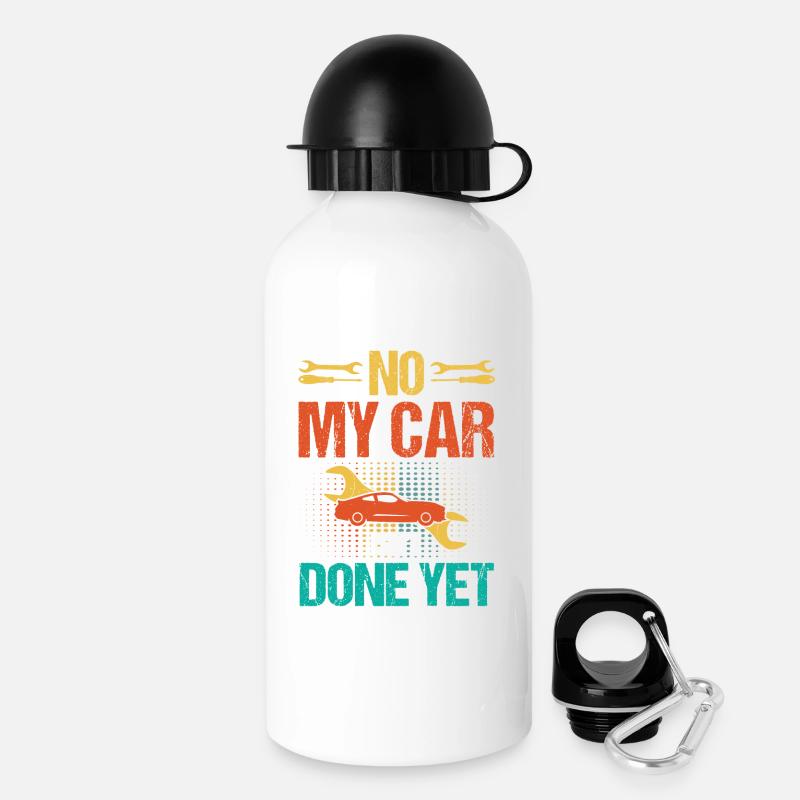 Limited car no wagon - Drinks Bottle with Lid 500 ml - white