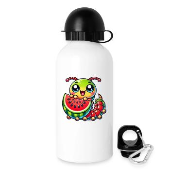 Centipede Melon Summer Fruit Watermelon - Drinks Bottle with Lid 500 ml - white - Right