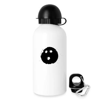 boule de bowling - Gourde avec bouchon 500 ml - blanc - Droite