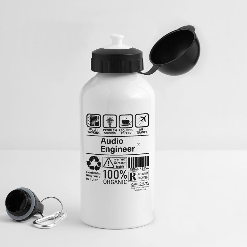 Audio Engineer multi tasking problem solving Drinks Bottle with Lid 500 ml