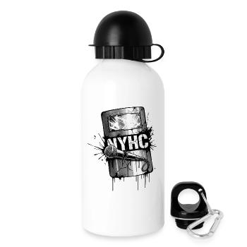 NYHC Graffiti Art Design - Drinks Bottle with Lid 500 ml - white - Right