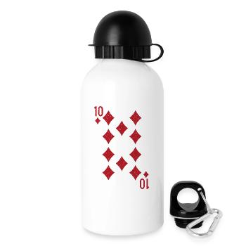Ten Diamonds Rummy Double Head - Drinks Bottle with Lid 500 ml - white - Right