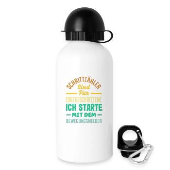 Podomètre? J’utilise le détecteur de mouvement - Gourde avec bouchon 500 ml - blanc - Droite