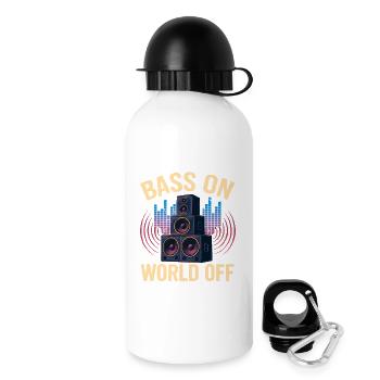 Techno Rave - Gourde avec bouchon 500 ml - blanc - Droite