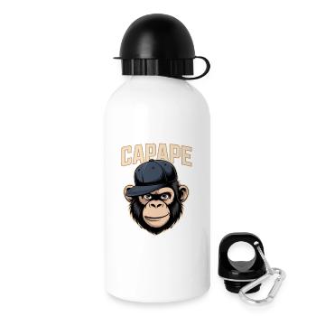 CAPAPE Monkey with Cap Streetstyle Urban Vibe - Drinks Bottle with Lid 500 ml - white - Right