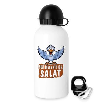 NOW WE HAVE THE SALAD - Drinks Bottle with Lid 500 ml - white - Right