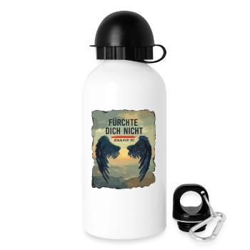 FEAR NOT Bible Isaiah 41:10 - Drinks Bottle with Lid 500 ml - white - Right