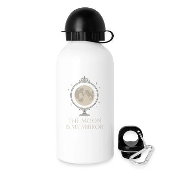 Déesse Lunaire du cycle lunaire intentionnellement - Gourde avec bouchon 500 ml - blanc - Droite