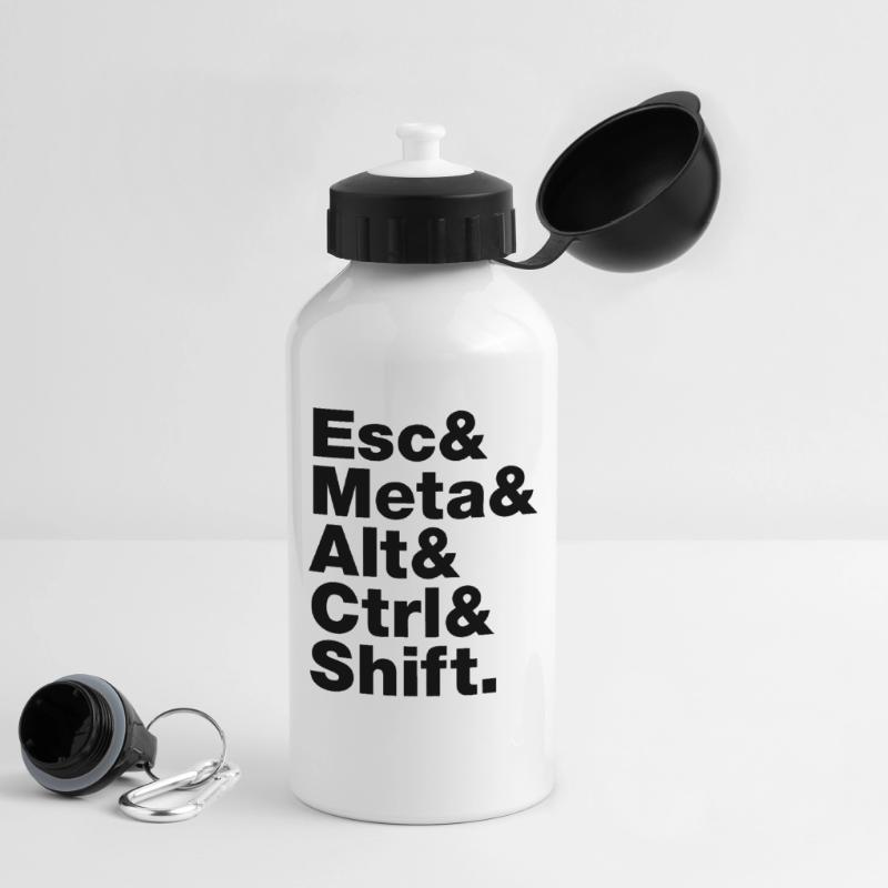 Esc & Meta & Alt & Ctrl & Shift Drinks Bottle with Lid 500 ml