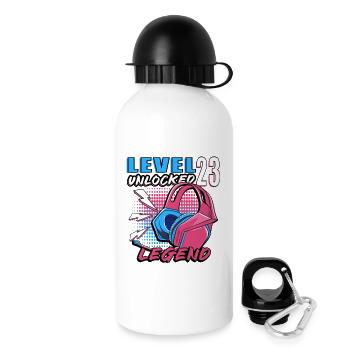 Level 23 – Unlocked Legend - Trinkflasche mit Deckel 500 ml - Weiß - Rechts