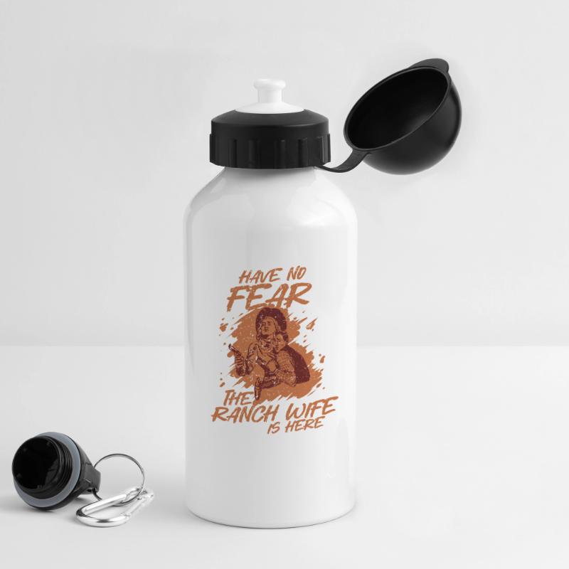 Ehefrau eines Bauern Mutter Trinkflasche mit Deckel 500 ml