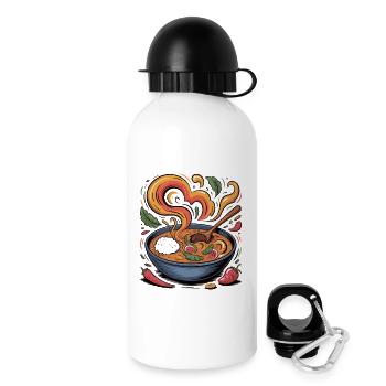 Magie du cœur de ramen avec parfum de légumes - Gourde avec bouchon 500 ml - blanc - Droite
