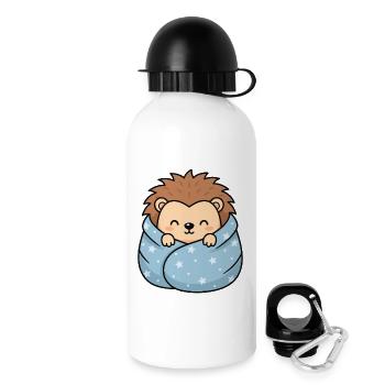 Star-hedgehog cuddle - Drinks Bottle with Lid 500 ml - white - Right