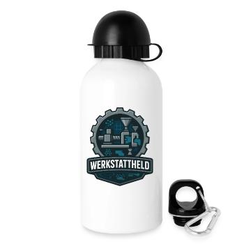 Workshop Hero, Plastic Machine - Drinks Bottle with Lid 500 ml - white - Right