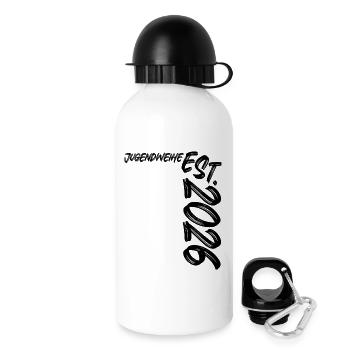 Jugendweihe Est. 2026 - Trinkflasche mit Deckel 500 ml - Weiß - Rechts