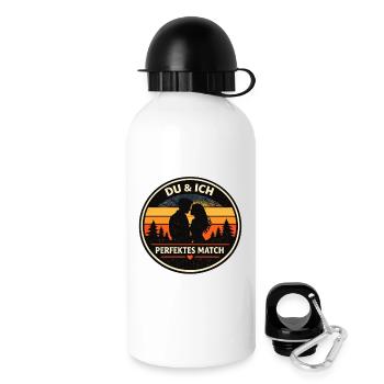 You & Me Perfect Match Partner Look - Drinks Bottle with Lid 500 ml - white - Right