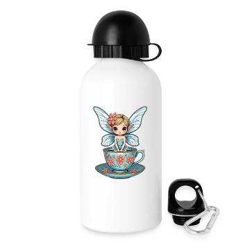 La Fée des Fleurs dans la tasse à thé - Gourde avec bouchon 500 ml - blanc - Droite