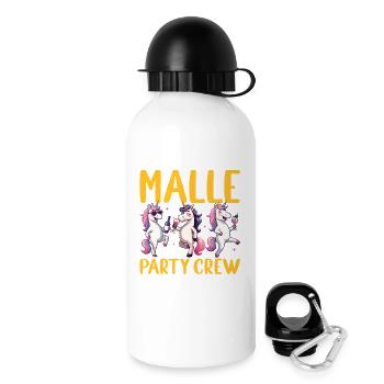 Malle Party Crew Groups Motif - Drinks Bottle with Lid 500 ml - white - Right