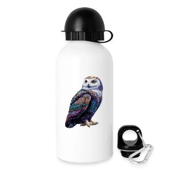 Snowy Owl White Owl Owl Owl Owl Snow Owl - Drinks Bottle with Lid 500 ml - white - Right