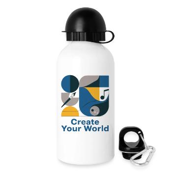 World Creator Abstract Palette - Drinks Bottle with Lid 500 ml - white - Right