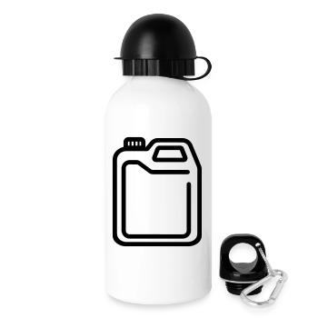 Kanister - Trinkflasche mit Deckel 500 ml - Weiß - Rechts
