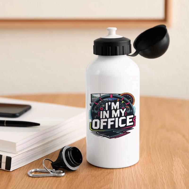 Je suis dans mon bureau Gourde avec bouchon 500 ml