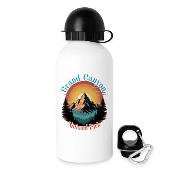 Grand Canyon National Park Mountain - Drinks Bottle with Lid 500 ml - white - Right