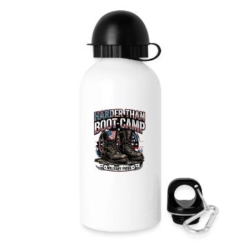 Army Mama I Didn't Raise A Quitter - Trinkflasche mit Deckel 500 ml - Weiß - Rechts
