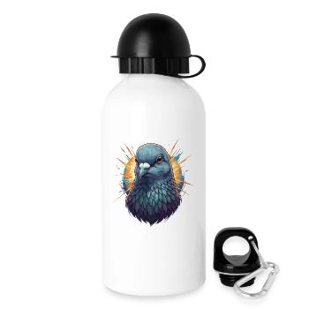 Sunbeam Dove Portrait - Drinks Bottle with Lid 500 ml - white - Right