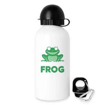  Worlds Best Frog Catcher Lustiger Frosch Spruch - Trinkflasche mit Deckel 500 ml - Weiß - Rechts