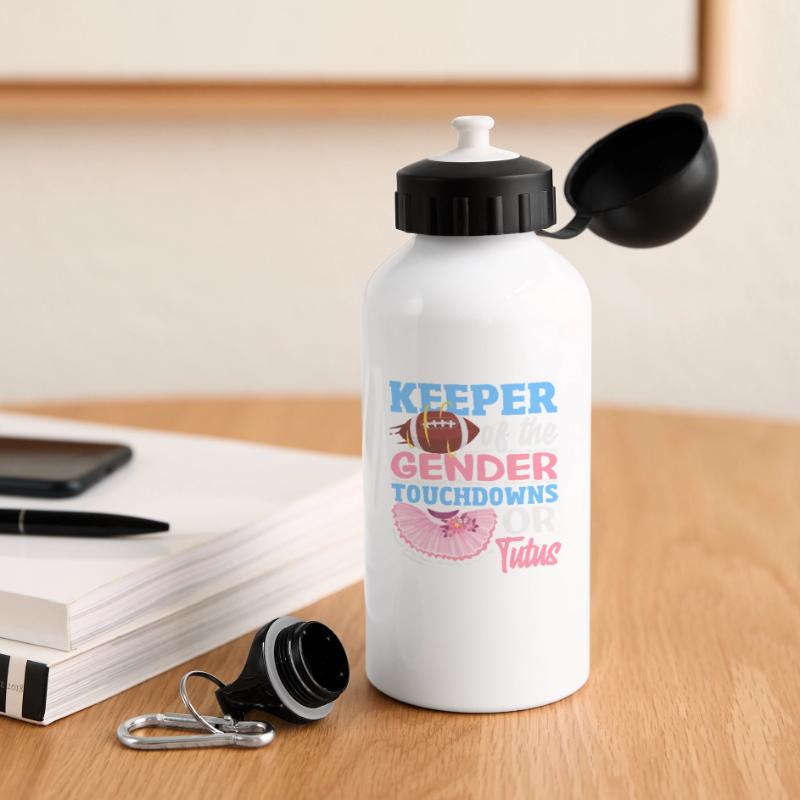 Hüter Des Geschlechts Touchdowns Oder Tutus Trinkflasche mit Deckel 500 ml