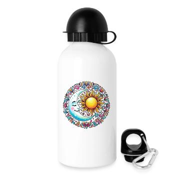 Litha Pagan: Sommersonnenwende, Mittsommer, Mittsommer, Mittsommer. - Trinkflasche mit Deckel 500 ml - Weiß - Rechts