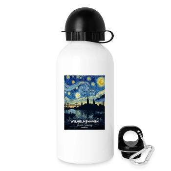 Sternennacht Wilhelmshaven Germany - Trinkflasche mit Deckel 500 ml - Weiß - Rechts