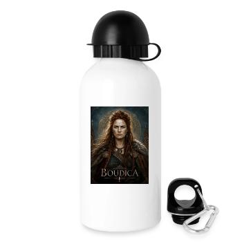 Boudicca/Boudica Porträt - Trinkflasche mit Deckel 500 ml - Weiß - Rechts